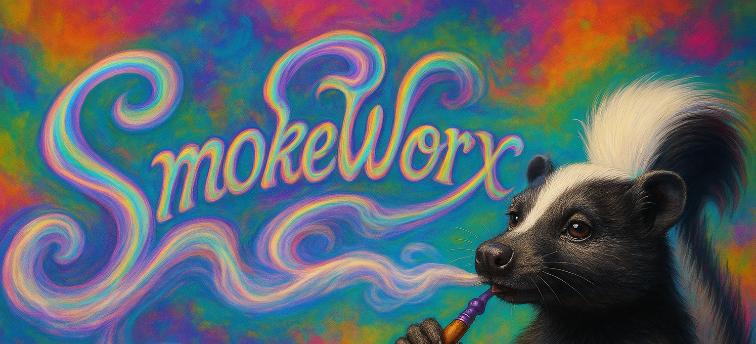 Smokeworx skunk hero artwork