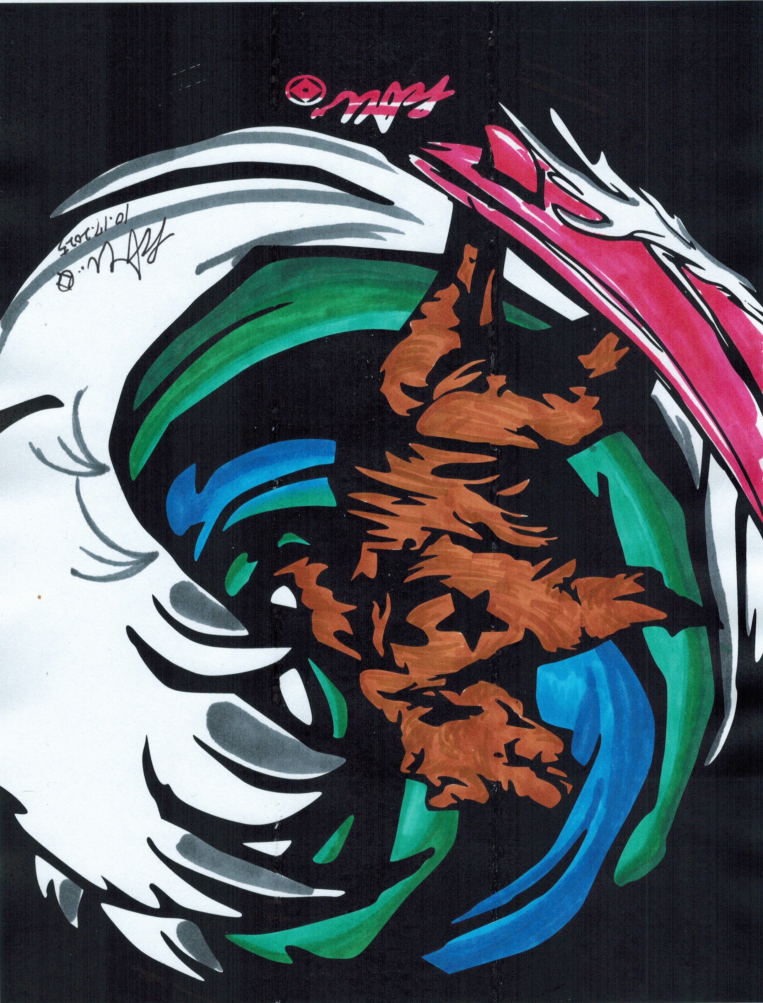 Surfing Bear artwork